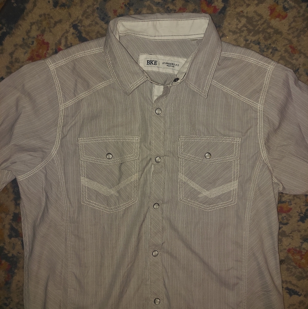BKE Men's Gray Shirt